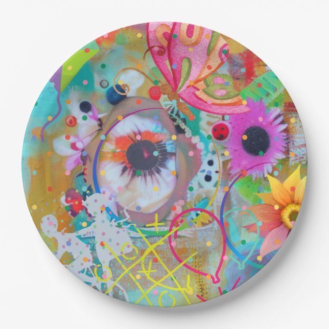 Halcyon Days Pappteller (Vorderseite)