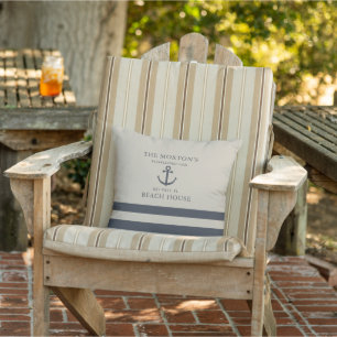 Hale Blue Anker Familienstrandhaus Kissen