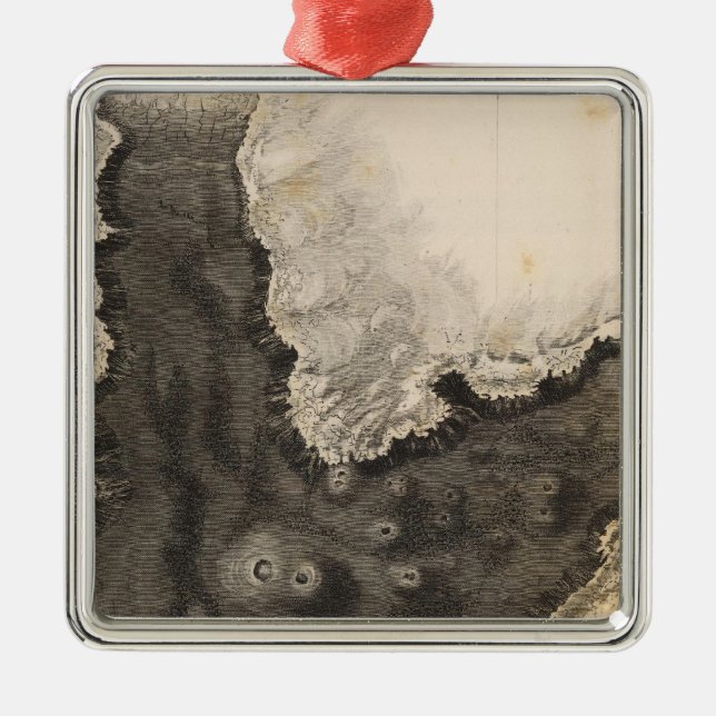 Haleakala, Hawaii Silbernes Ornament (Vorne)