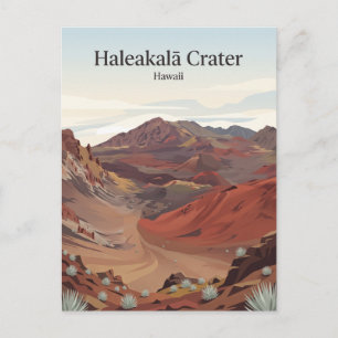 Haleakalā-Krater Hawaii Postkarte