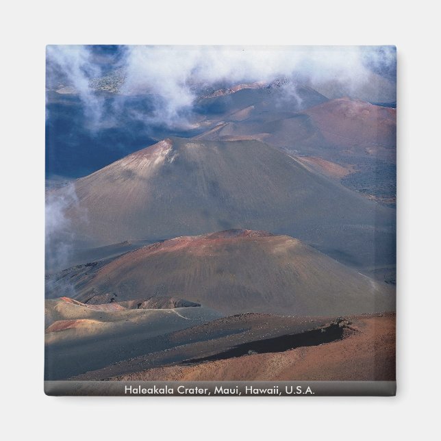 Haleakala Krater, Maui, Hawaii, USA Magnet (Vorne)