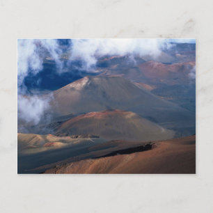 Haleakala Krater, Maui, Hawaii, USA Postkarte