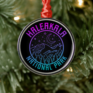 Haleakala National Park Hawaii USA Gradient Ornament Aus Metall