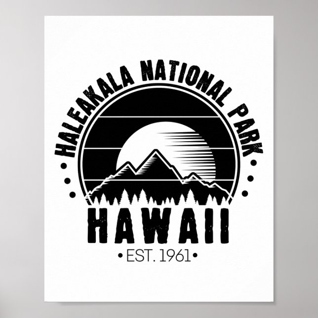 Haleakala National Park Hawaii USA Poster (Vorne)