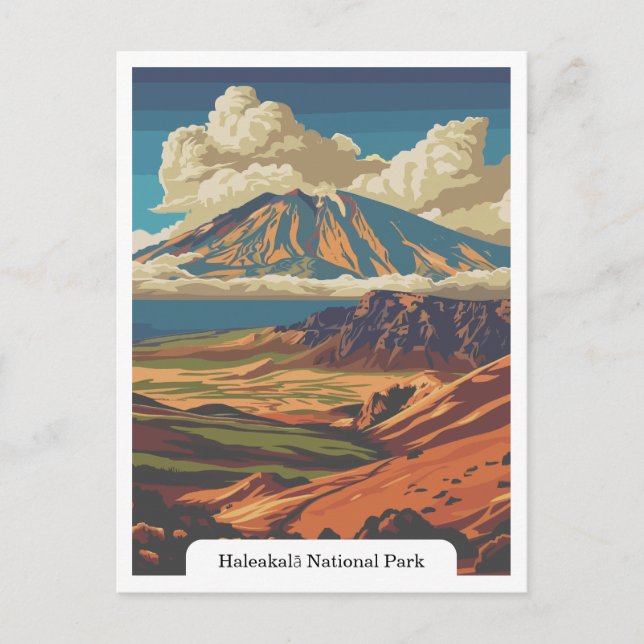 Haleakalā National Park, Hawaii USA Postkarte (Vorderseite)