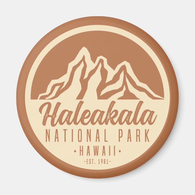 Haleakala Nationalpark Hawaii Magnet (Vorne)