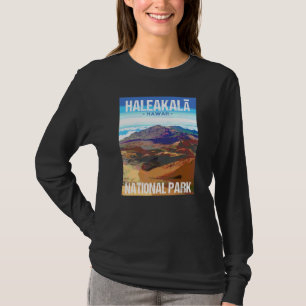Haleakala-Nationalpark Hawaii Poster Design T-Shirt