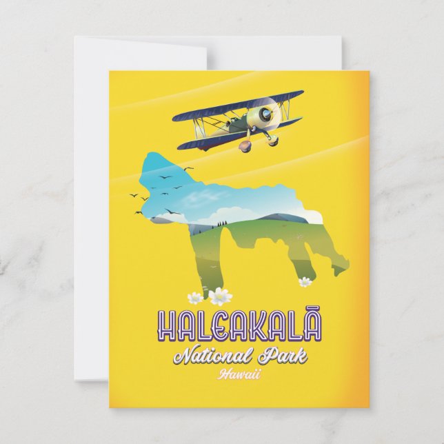 Haleakalā Nationalpark, Hawaii Reiseplan (Vorderseite)