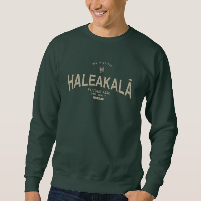 Haleakala Nationalpark Hawaii Urlaub Sweatshirt (Vorderseite)