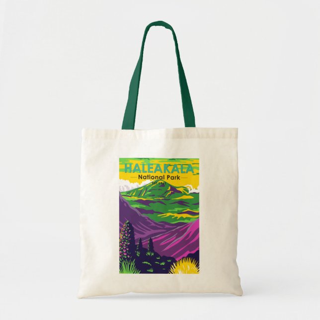 Haleakala Nationalpark Hawaii Vintag Tragetasche (Vorne)