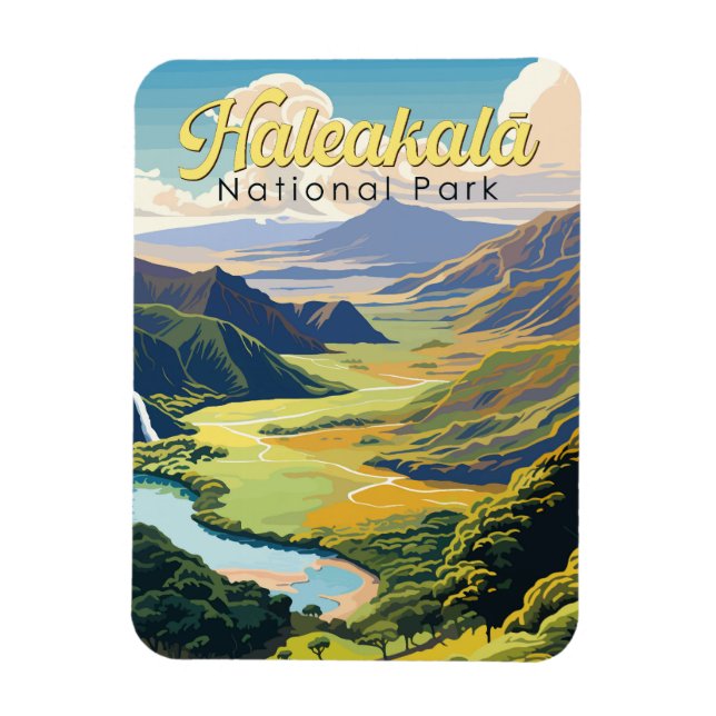 Haleakala Nationalpark Magnet (Vertikal)