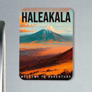 Haleakala Nationalpark Maui Hawaii Vintage Magnet