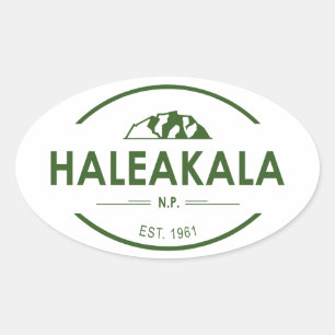 Haleakala-Nationalpark Ovaler Aufkleber