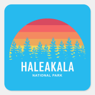 Haleakala-Nationalpark Quadratischer Aufkleber