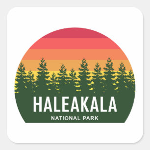 Haleakala-Nationalpark Quadratischer Aufkleber
