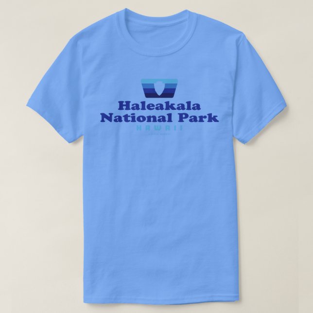 Haleakala Nationalpark Retro Abzeichen Arrowhead B T-Shirt (Design vorne)