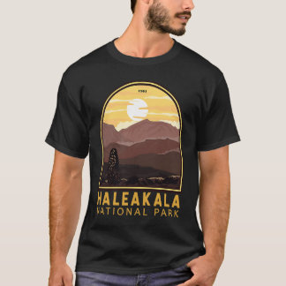 Haleakala Nationalpark Vintages Emblem T-Shirt