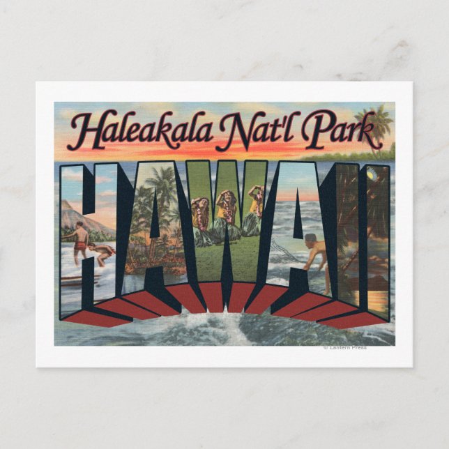 Haleakala Nat'l Park, Hawaii Postkarte (Vorderseite)