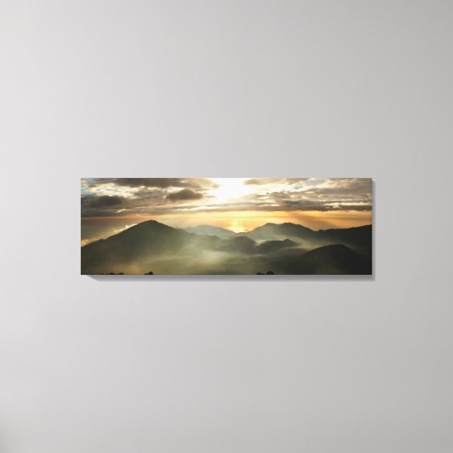 Haleakala Sonnenaufgang Leinwanddruck (Vorderseite)