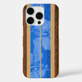 Haleiwa Surfboard Hawaiian in Blau iPhone 16 Pro Hülle