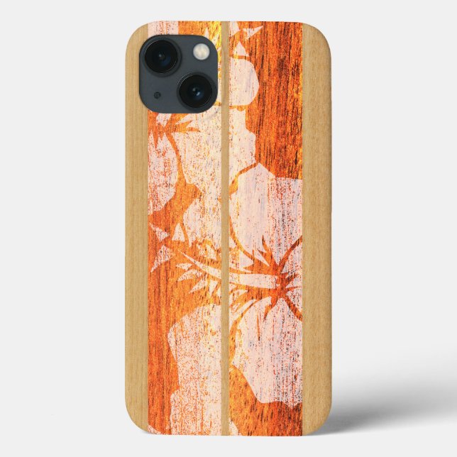 Haleiwa Surfbrett hawaiisches iPad Case-Mate iPhone Hülle (Rückseite)