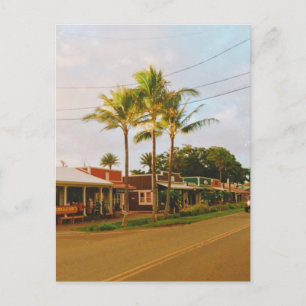 Haleiwa Surfer-Stadt Feiertagspostkarte