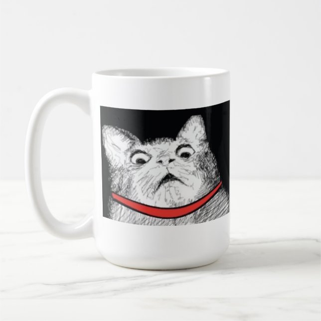 Halètement étonné Meme - tasse de chat (Gauche)