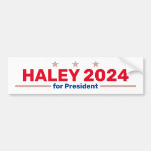 Haley 2024 Autoaufkleber
