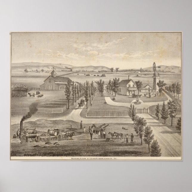 Haley res, Bauernhof Poster (Vorne)