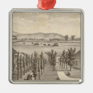 Haley Res, Bauernhof Silbernes Ornament