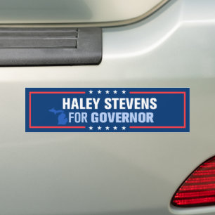 Haley Stevens zur Gouverneurin von Michigan Autoaufkleber
