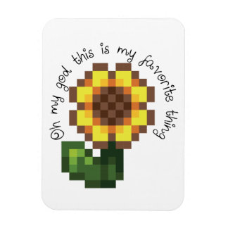 Haley Sunflower Magnet - Stardew Valley Inspiriert
