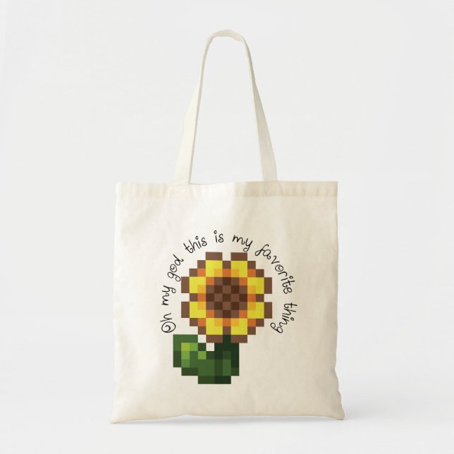 Haley Sunflower Tote Bag - Stardew Valley Inspirie Tragetasche (Vorne)