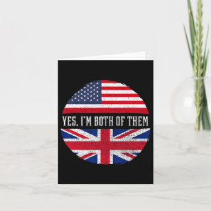 Half American Half Britische Flagge Vereinigtes Kö Karte