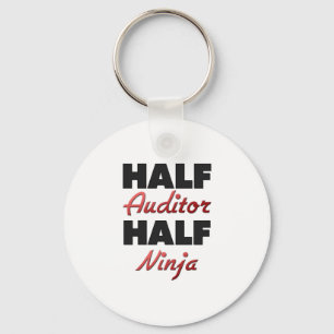 Half Auditor Half Ninja Schlüsselanhänger