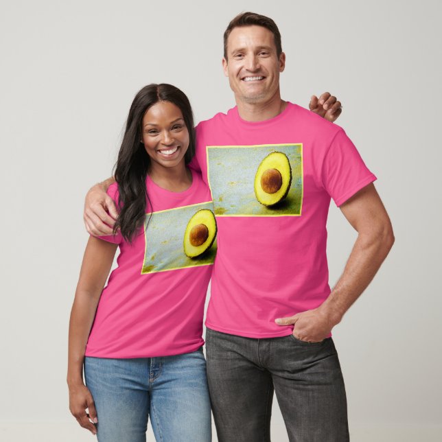 "Half Avocado" Niedliches Foto. Jetzt kaufen T-Shirt (Unisex)