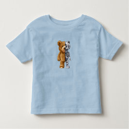 Half Bear Half Robot Kleinkind T-shirt