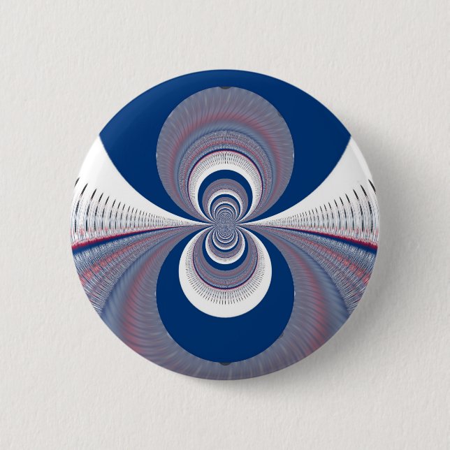 Half Blau Button (Vorderseite)