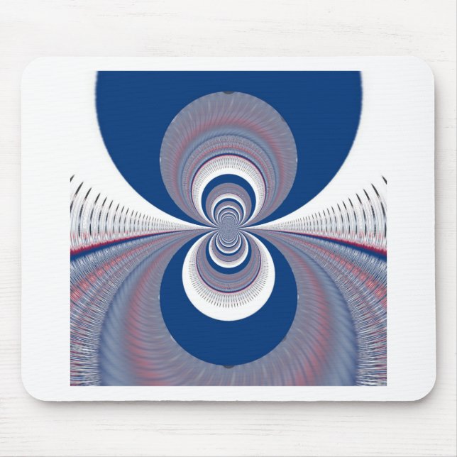 Half Blau Mousepad (Vorne)