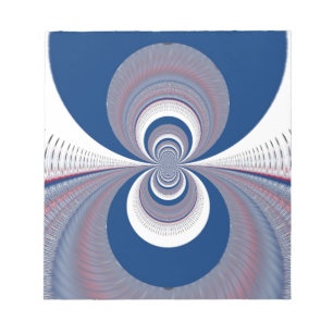 Half Blau Notizblock