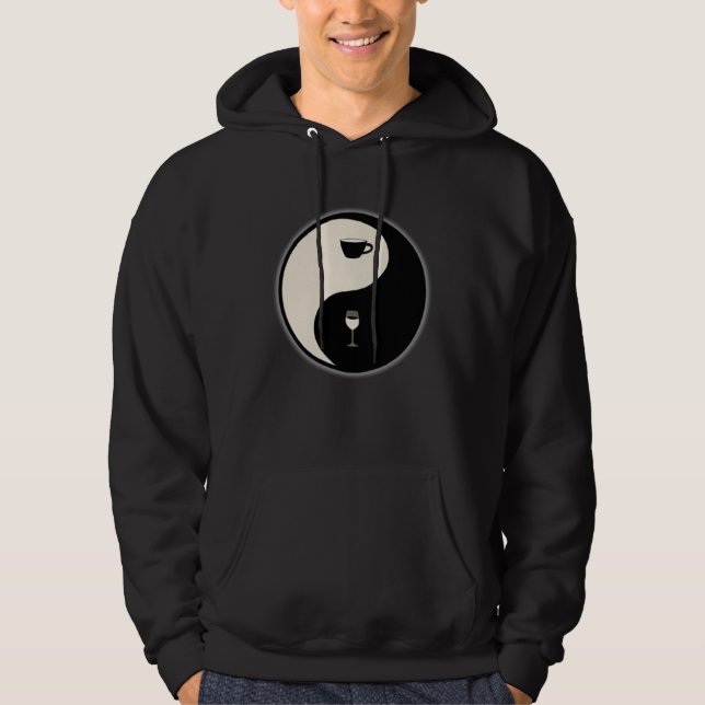 Half Coffee Half Teacher Hoodie (Vorderseite)
