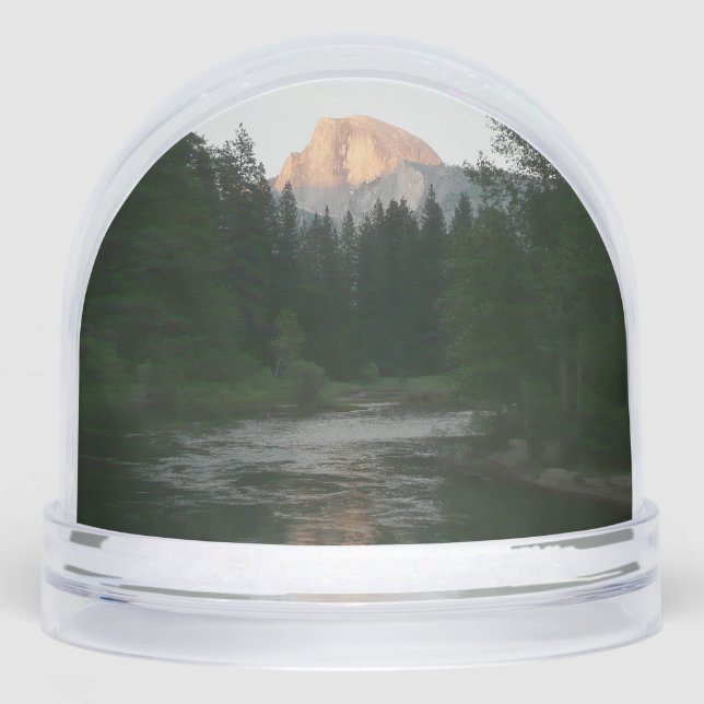 Half Dome Sunset in Yosemite National Park Schneekugeln (Vorderseite)