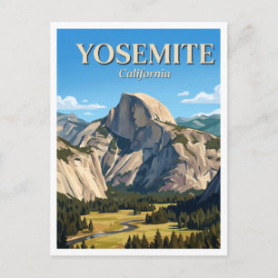Half Dome Yosemite Postkarte