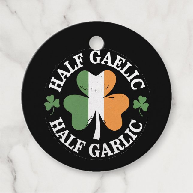 Half Gaelic Half Knolic Irish Italian St Patricks Geschenkanhänger (Vorderseite)