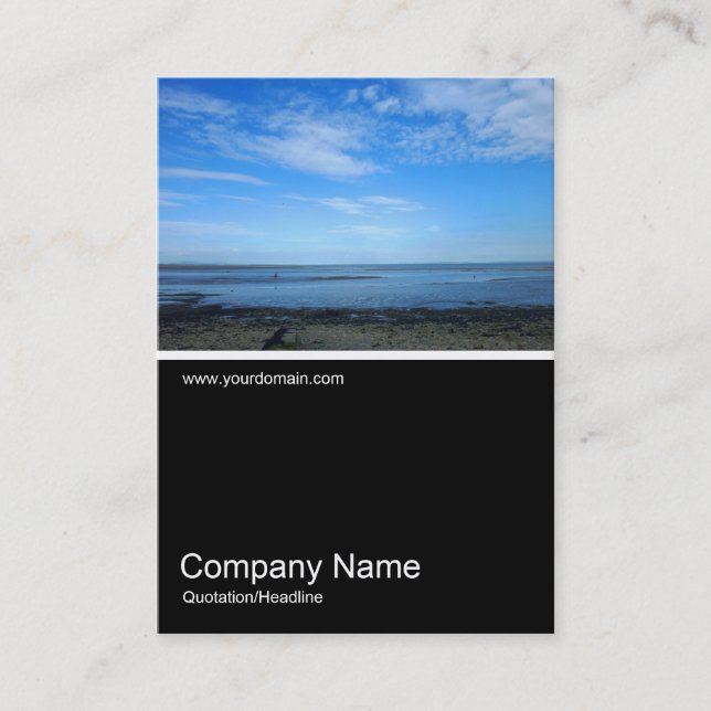 Half&Half Foto 0227 - Schweres Münster in Penarth Visitenkarte (Vorderseite)