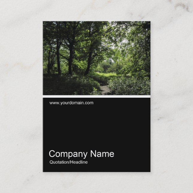 Half&Half Foto 0324 - Frühjahr im Wald 03 Visitenkarte (Vorderseite)
