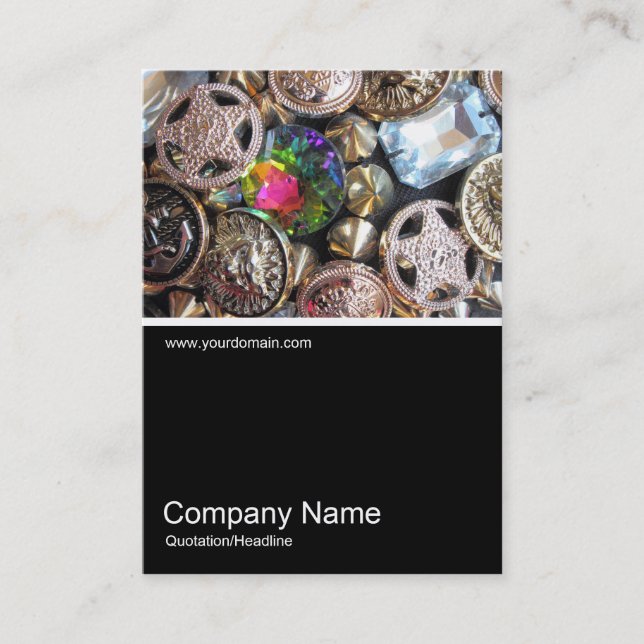 Half&Half Foto 0372 - Flea Market Bling Visitenkarte (Vorderseite)