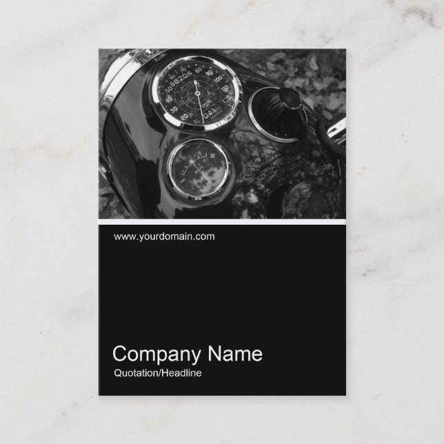 Half&Half Foto 053 - klassische Visitenkarte (Vorderseite)