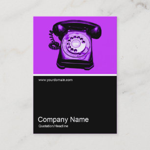Half&Half Foto - Hotline - Lila CC33FF Visitenkarte