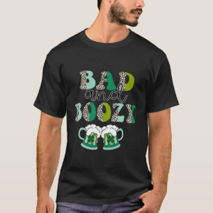 Half Leopard Lucky Kleeblatt Irish schlecht und bo T-Shirt